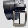 BLACK LEATHER BELT FOR MEN