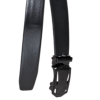 Minimart auto-lock artificial leather belt for men with innovative buckle