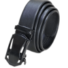 Minimart auto-lock artificial leather belt for mens with innovative buckle