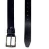 "Pure leather belt for men with a sleek buckle and high-quality cowhide