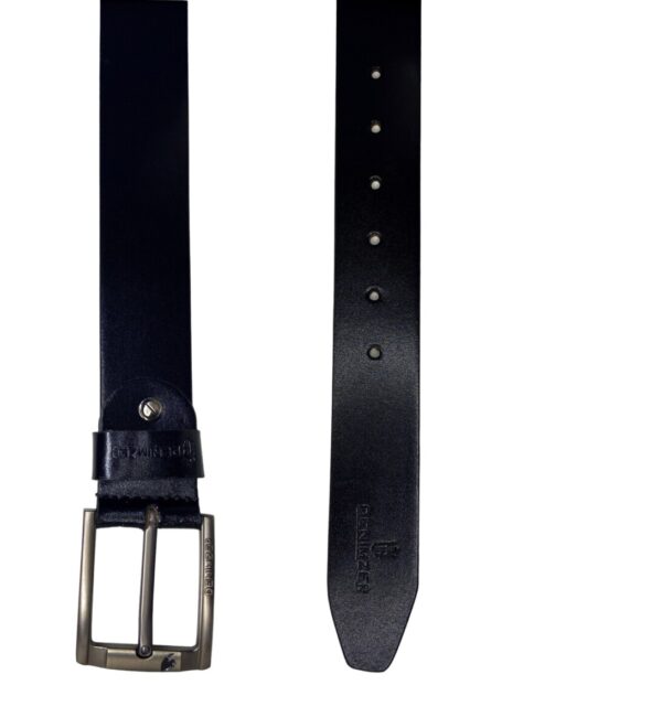 "Pure leather belt for men with a sleek buckle and high-quality cowhide