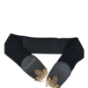 This image features Minimart’s Ladies Black Dress Belt. The belt is made from high-quality black leather, known for its smooth texture and durability. It includes a sleek metal buckle that adds a touch of sophistication. Designed to be adjustable, it ensures a perfect fit for various waist sizes. This versatile belt is ideal for both formal and casual attire, enhancing your outfit with a touch of classic elegance."