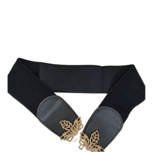 This image features Minimart’s Ladies Black Dress Belt. The belt is made from high-quality black leather, known for its smooth texture and durability. It includes a sleek metal buckle that adds a touch of sophistication. Designed to be adjustable, it ensures a perfect fit for various waist sizes. This versatile belt is ideal for both formal and casual attire, enhancing your outfit with a touch of classic elegance.